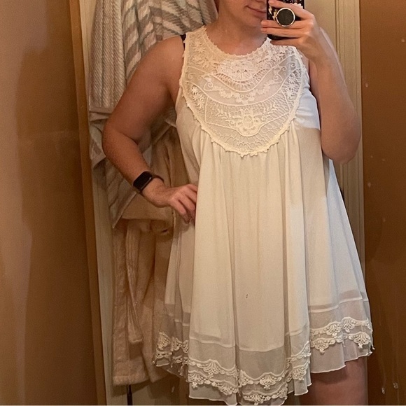 Altard State White lace dress size M - Picture 1 of 4